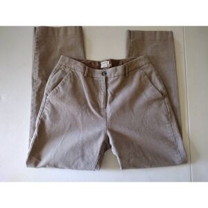 L.L.Bean‎ Classic Fit Women's Houndstooth Cotton Blend Pants Size 8